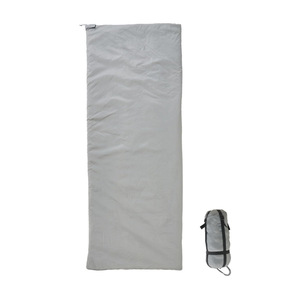Sac de couchage WOQI, longueur standard, nylon argenté respirant, pour temps chaud, randonnée, camping, adulte. - Product Image 2