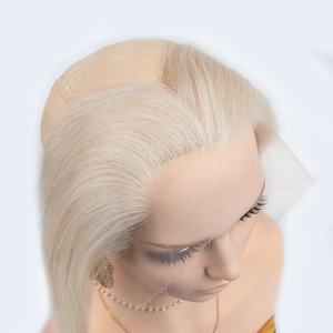 Postizo de cabello con flecos de encaje HD 12x2, nudos invisibles para cabello fino o con retroceso, correa ajustable, postizo para la línea del cabello para mujeres - Product Image 4