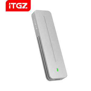 Itgz 10Gbps M.<span class=keywords><strong>2</strong></span> NVMe SSD Enclosure, USB <span class=keywords><strong>3.2</strong></span> Gen2 Type C แบบพกพาฮาร์ดไดรฟ์ภายนอก4TB SSD สำหรับการถ่ายโอนข้อมูลได้อย่างรวดเร็ว - Product Image 1