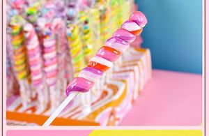 OEM Mini Licorne Pops Twisty Multicolore Sucettes Casher Bonbons - Product Image 2