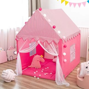 Tente de jeu pour enfants en gros, tente d'intérieur bleue pour bébés, tente de lit pour enfants - Product Image 4