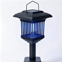 Lampe Solaire Anti-Moustiques WLS-1209 OEM en ABS et Acier Inoxydable, Idéale pour Jardin, Patio, Cour Arrière et Extérieur