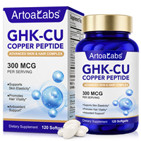 ArtoaLabs GHK-Cu Peptide de Cuivre Complexe Avancé Peau & Cheveux 300mcg Gélule Liposomale Soutien Antioxydant Vente en Gros OEM en Stock