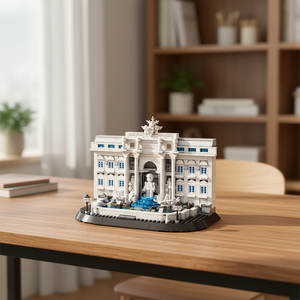 Série d'<span class=keywords><strong>architecture</strong></span> mondiale : Modèle exquis <span class=keywords><strong>de</strong></span> la Fontaine <span class=keywords><strong>de</strong></span> la Fontaine-Carreaux <span class=keywords><strong>de</strong></span> <span class=keywords><strong>Rome</strong></span>, Italie, 650 pièces, blocs <span class=keywords><strong>de</strong></span> construction en plastique ABS, jouet éducatif, cadeau - Product Image 2