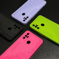 Coque de téléphone portable en TPU à rayures colorées bon marché en gros pour Infinix POP 10C A90 ITEL Redmi NOTE14 A5 A3