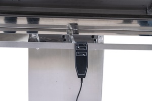 โต๊ะผ่าตัดสัตว์เลี้ยงแบบมีระบบทำความร้อน รูปตัววี ทำจากสแตนเลส สำหรับสุนัขและแมว ใช้ในคลินิกสัตว์แพทย์ - Product Image 3