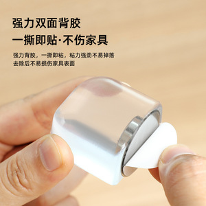 Magnetic Door Stopper Silicone Floor Mount Anti Collision Silent For Bathroom Kitchen Bedroom Minimalist Design - Product Image 4