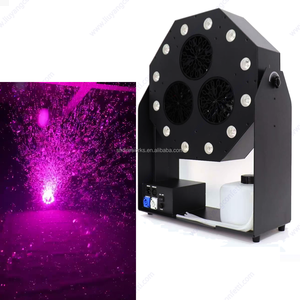Machine à bulles LED à tête mobile RGBW super puissante 6X10W Stage <span class=keywords><strong>FX</strong></span> pour événement fête Concert DMX 512 <span class=keywords><strong>effets</strong></span> <span class=keywords><strong>spéciaux</strong></span> alimentation électrique - Product Image 5