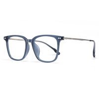 2024 marco óptico Vintage Marco de anteojos cuadrados grandes Marco de gafas de titanio TR90 Unisex de diseñador de moda