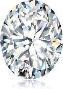 Piedra de Moissanita, Diamante Sintético Cultivado en Laboratorio, Color D, Claridad VVS1, Corte Redondo/Ovalado/Pera/Princesa, con Certificado GRA - Product Image 5