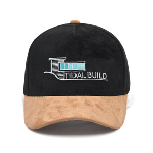 Tùy Chỉnh Thêu Lụa Lót Lụa Lót Hai Tone 5 Bảng Điều Chỉnh Da Lộn Bóng Chày Thể Thao Cap <span class=keywords><strong>Hat</strong></span> - Product Image 2