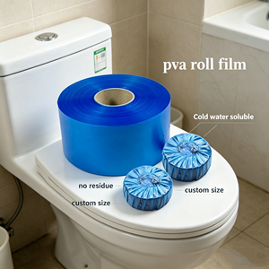 Película de PVA Translúcida Soluble en Agua para Envasado de Bloques de Inodoro, Personalizada y al por Mayor, de <span class=keywords><strong>Siker</strong></span> - Product Image 1