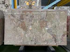 Luxe Nouveau Design Ceppo Breccia Rosa Marbre Monet Jardin Marbre Grande Dalle pour Salle De Bains Vanité Lavabo et Comptoir Îlot - Product Image 6