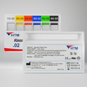 HTM materiali di consumo per apparecchiature odontoiatriche usa e getta e getta per pulizia del canale radicolare con punte di carta assorbente Sterile personalizzate - Product Image 4