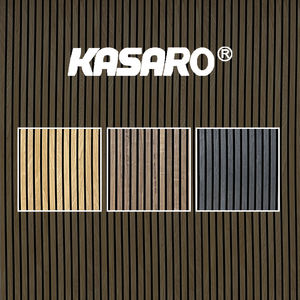 Kasaro Panneaux acoustiques insonorisés Panneaux à lattes en bois Panneaux acoustiques en <span class=keywords><strong>mousse</strong></span> Insonorisation pour hôtel <span class=keywords><strong>dor</strong></span> - Product Image 6