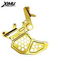 Support de frein à double étrier renforcé XIMU CNC FMO pour Surron Ultra Bee avec protection de disque – Accessoires moto