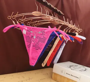 ZZYUP Celana Dalam G-string Seksi untuk Wanita, Celana Dalam G-string Seksi Berenda untuk Wanita