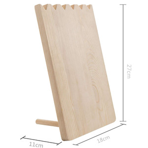 Pine Necklace <b>Display</b> Stand Wood Jewelry Rack For Store <b>Display</b> <b>Cases</b> Ornaments - Product Image 4
