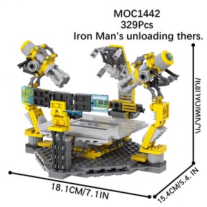Blocs de construction chinois MOC Série Créative Modèle de personnage <span class=keywords><strong>d</strong></span>'<span class=keywords><strong>anime</strong></span> Dieu du Shinobi Leonardo Donatello Michelangelo Raphael 40 pièces - Product Image 3