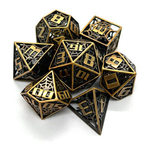 I dadi vuoti della ragnatela all'ingrosso i dadi poliedrici usano per il piano d'appoggio RPG - Product Image 3