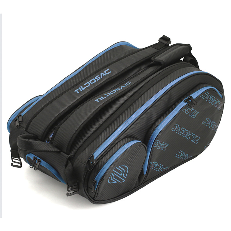 Bolsa de remo azul y negra