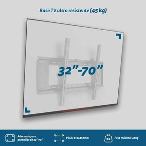 Supporto TV inclinabile per TV da 32 a 70 pollici fino a 45 kg Vesa 615 x 410 mm - Product Image 2