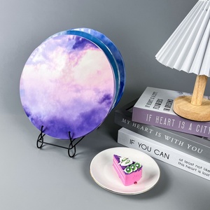 Plateau à gâteau rond en carton ondulé blanc SunShine, base pour gâteau d'anniversaire, plateau rond de 6, 8, 10, 12 pouces, carton imperméable - Product Image 5