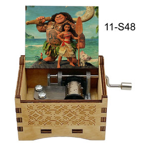 Caja de Música de Madera con Diseño de Anime Ocean Princess, Mecanismo de Cuerda, Regalo Especial para Cumpleaños - Product Image 1