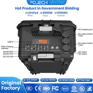 Offre Spéciale : Générateur Solaire Complet BJC-6000 avec Batterie 5 kWh – Station d'Énergie Intelligente pour Petits Événements Extérieurs/Mariages/Marchés - Product Image 2