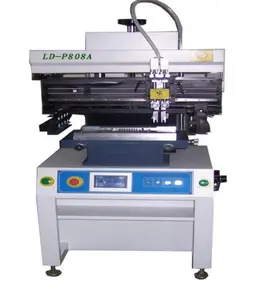 Máquina de impresión semiautomática SMT, 1,2 m/1,5 m, impresora de pasta de soldadura, máquina de impresión de plantillas PCB