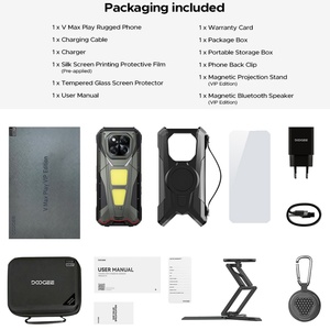 Teléfono con Proyector Doogee V Max Play 5G, 16+512GB, 20500mAh, Android 15, Cámara de 200MP, Pantalla de 120HZ, Teléfono Móvil Resistente Doogee - Product Image 6