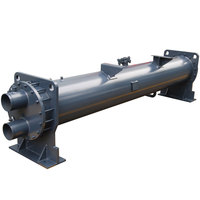 Hstars-Intercambiador de calor de tubo y carcasa de China, sistema industrial de enfriador de agua, enfriador con compresor de desplazamiento