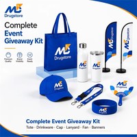 Ensemble promotionnel AI-MICH : Tente, Nappe et Articles Publicitaires Personnalisés pour Stand d'Exposition avec Logo