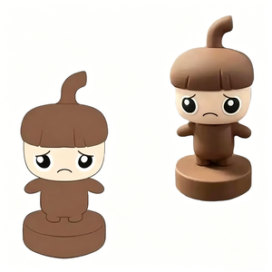 Figurines de voiture en résine <span class=keywords><strong>3D</strong></span> personnalisées en gros, miniatures, mignonnes, artistiques, animales, pour tableau de bord - Product Image 1