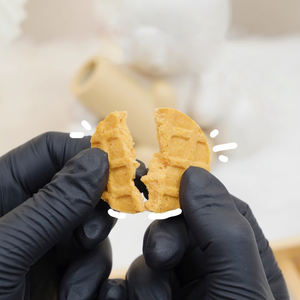 नीम की गंध 100% सूखे पालतू स्नैक्स उच्च प्रोटीन कम वसा वाले कुत्ते और बिल्ली का इलाज मांस से बने सूखे वाफल्स का इलाज करता है - Product Image 2