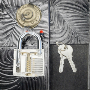 Bộ dụng cụ mở khóa chống trộm YH9115, thẻ gián điệp bằng nhựa, khóa tập luyện & hướng dẫn mở khóa bằng chìa khóa, giải pháp tất cả trong một - Product Image 2