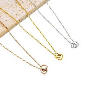 Collana con Cuore in Acciaio Inossidabile Placcato Oro, Ciondolo Traforato, <span class=keywords><strong>Regalo</strong></span> <span class=keywords><strong>Romantico</strong></span> <span class=keywords><strong>per</strong></span> Donne, Ragazze, Coppie, Gioielli <span class=keywords><strong>per</strong></span> San Valentino - Product Image 6