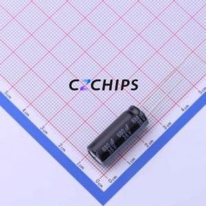 Condensador Electrolítico de Aluminio de Montaje Pasante EEUFR1V681L, D10xL25mm 680uF 20% 35V 2.47A-100kHz - Product Image 1