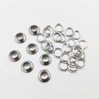 Œillets métalliques avec rondelles, anneaux de fixation ronds en métal pour chaussures, articles en cuir, sacs, vêtements, couture DIY