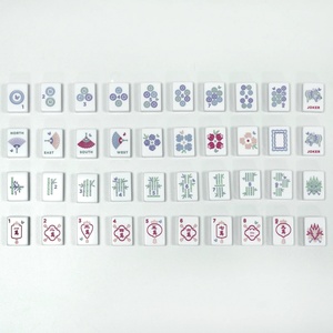 Hot Selling Custom Pattern Frosted Texture Mini Acrylic American Mahjong Tiles Ideal for Chess Card and Entertainment - Product Image 6