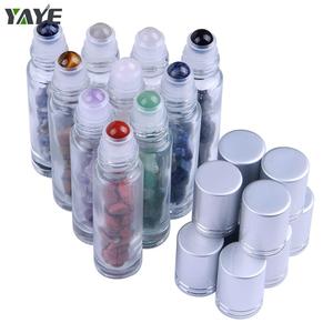 Rulo toplar için renkli silindir topu parfüm şişesi taş uçucu yağ - Product Image 5