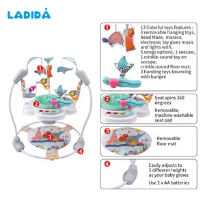 Baby Bouncer Walker Ativity Center Jumper Jouets de haute qualité Les enfants apprennent à marcher avec une <span class=keywords><strong>chanson</strong></span> Musique la moins chère Plus en un - Product Image 4