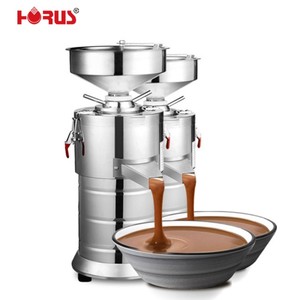 Horus Chất Lượng Cao Nhà Cung Cấp Vàng Thép Không Gỉ Bơ Đậu Phộng Làm Nhỏ Tahina Máy Tahini Đá Nhà Máy - Product Image 2