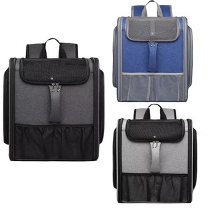 BSCI Factory Hot Selling Pet <b>Backpack</b> <b>Carrier</b> Bag Oxford Weekend Travel <b>Dog</b> Cat <b>Backpack</b> Expandable - Product Image 1