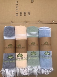 Ailuoha-Toalla de playa de algodón turco personalizado Peshtemals 100% toallas de algodón Turquía Hammam <span class=keywords><strong>Peshtemal</strong></span> al por mayor Pestemal Fouta Sarong - Product Image 4