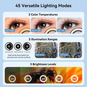 Apexel Professional HB100U Kit d'objectif <span class=keywords><strong>macro</strong></span> nouveau clip universel de lumière de remplissage de longue Distance de prise de vue optique 4K pour appareils mobiles - Product Image 3