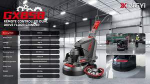 Пульт дистанционного управления 32-дюймовая Автоматическая эпоксидная покраска для удаления полировки бетона шлифовальная машина для пола - Product Image 6
