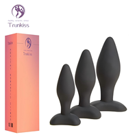 Bouchon anal masculin Produit sexuel anal adulte Matériau en silicone souple inséré dans l'anus pour dilater l'orgasme du dispositif anal de la prostate