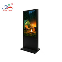 Affichages publicitaires numériques à haute luminosité, affiches LED intérieures sur pied, affichages commerciaux couleur pleine HD