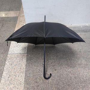 Paraguas Económico de 9 Varillas con Apertura Automática y Mango Largo, Color Negro, con Logotipo Personalizado al por Mayor a Bajo Precio, para Promoción, Venta al por Menor y Temporada de Lluvia - Product Image 3